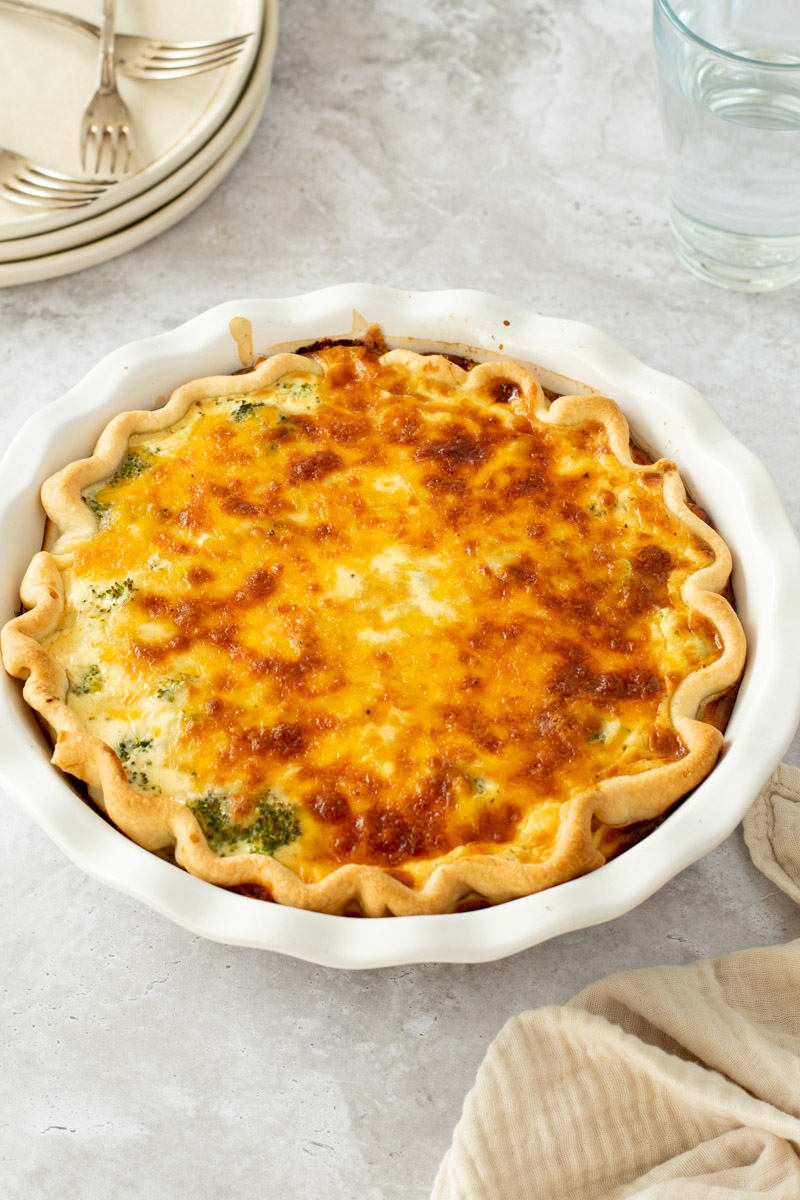Chicken Broccoli Quiche Recipe