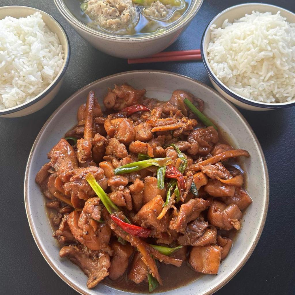 Ginger-Braised Chicken: Traditional Ga Ban Kho Gung Preparation