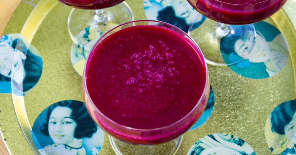 Cocktail with Roasted Beets and Vodka Recipe