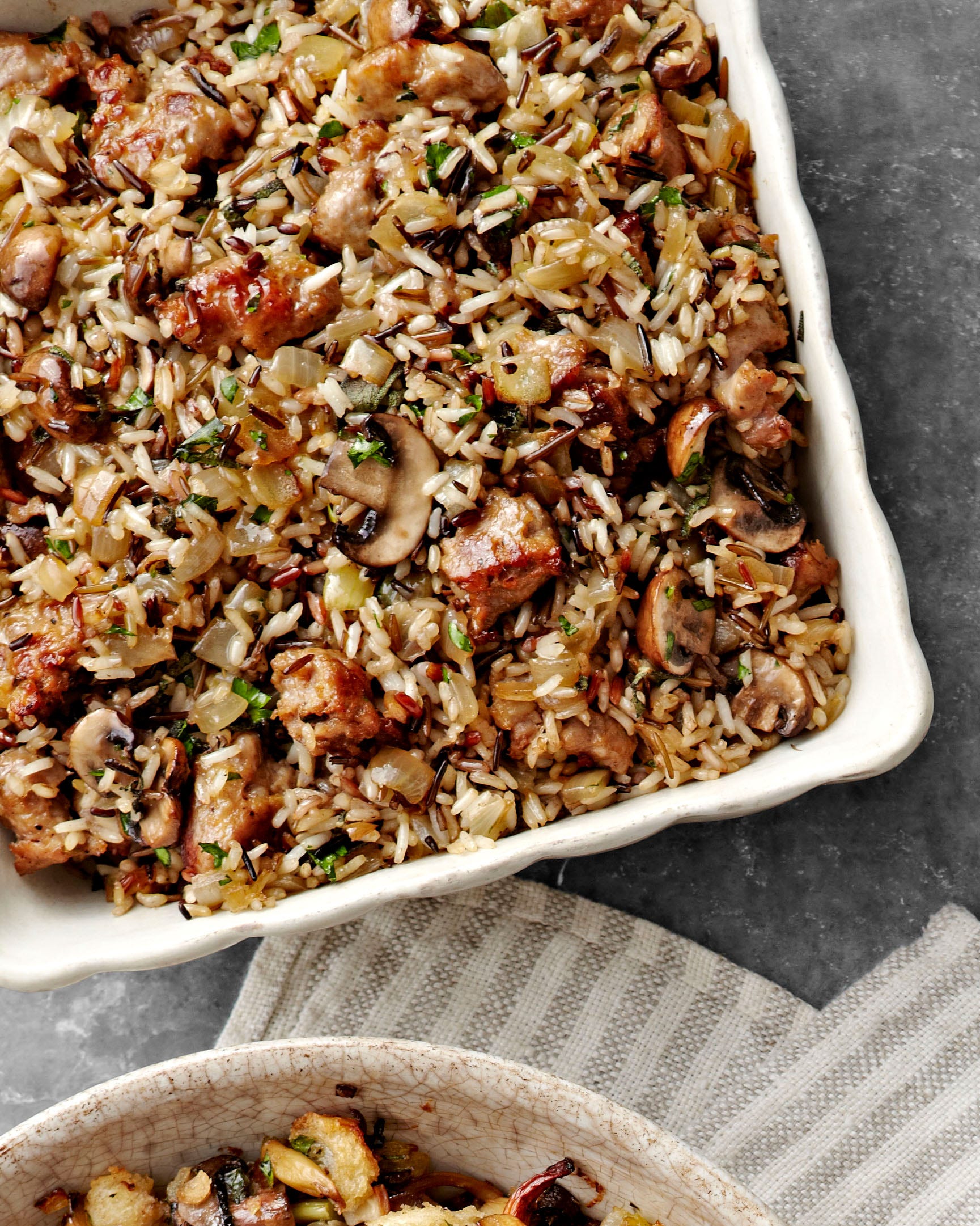 Country Wild Rice with Sausage Recipe