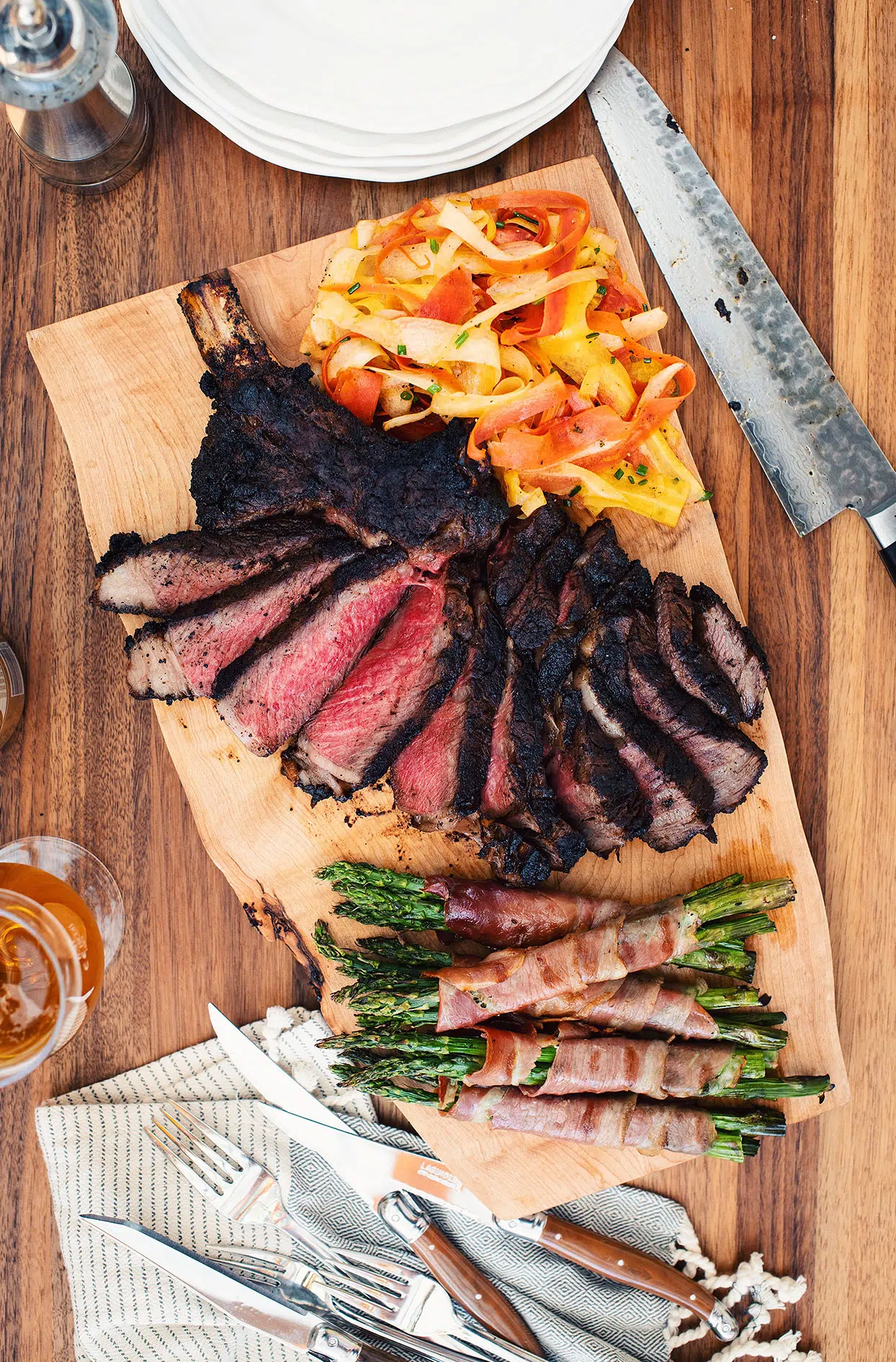Cowboy Steak with Coffee and Chili Rub Recipe