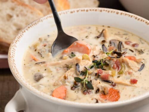 Cream of Turkey and Wild Rice Soup Recipe