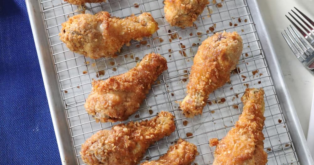 Crispy Rice Cereal-Coated Fried Chicken Recipe