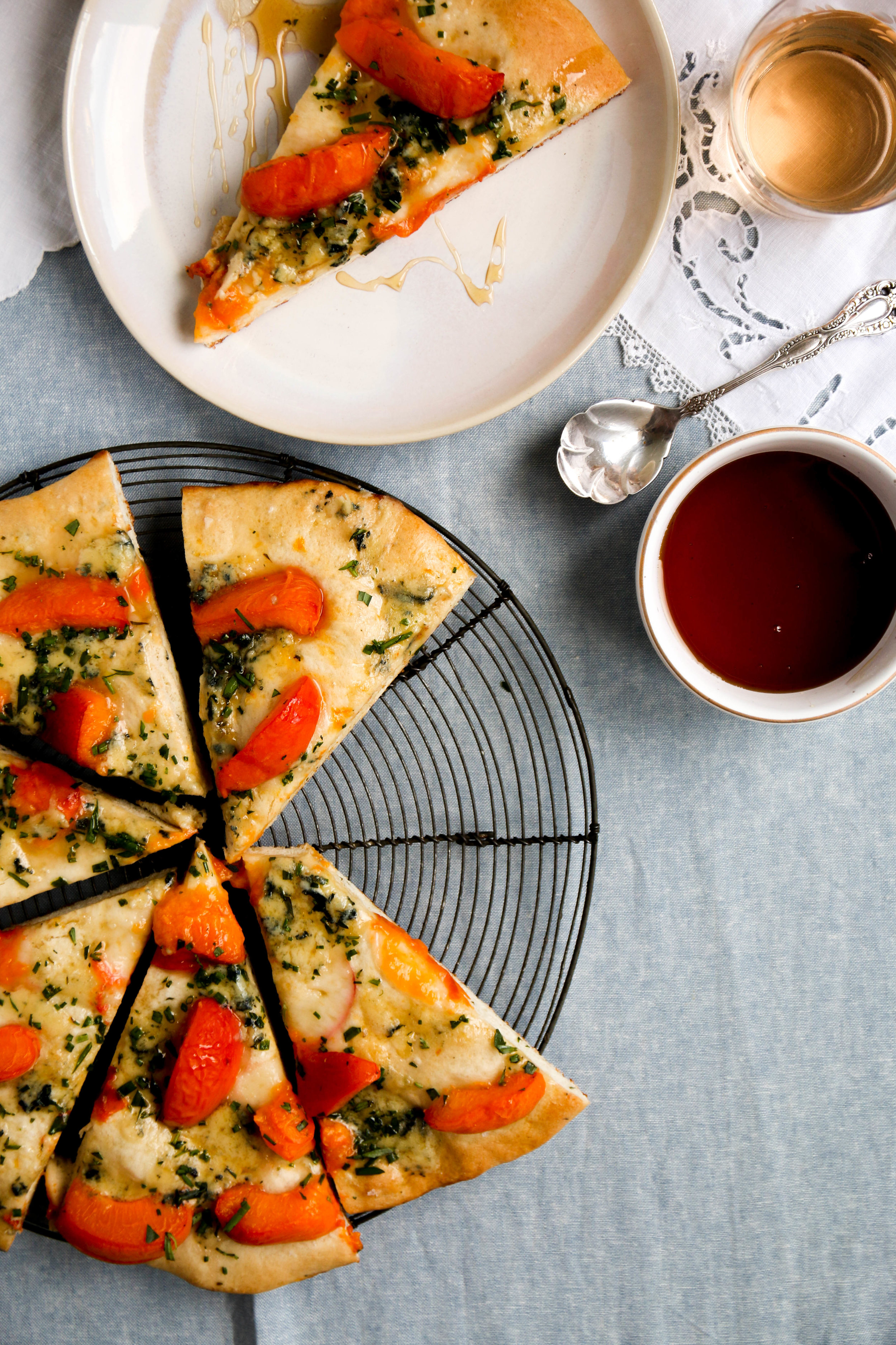 Focaccia with Blue Cheese and Honey Recipe