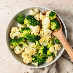 Garlicky Sauteed Broccoli and Cauliflower Recipe