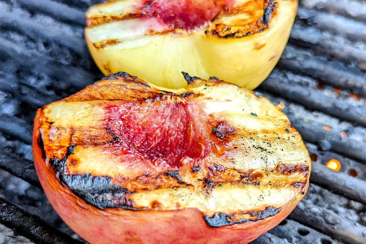 Grilled Peaches in Wine Recipe