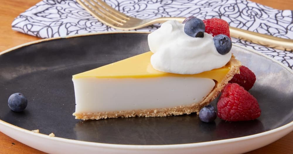 Haupia and Passion Fruit Pie