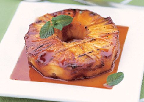Honey Glazed Grilled Pineapple Recipe