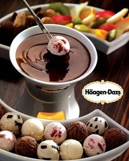 Ice Cream Ball Fondue Recipe