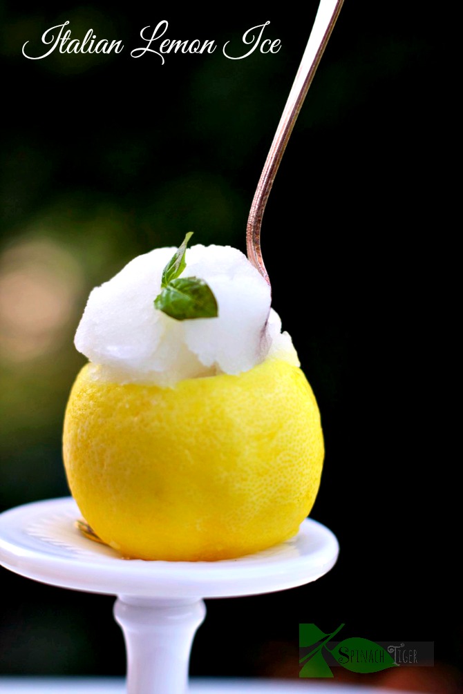 Italian Ice with Lemon Syrup and Tutti Frutti Syrup Recipe