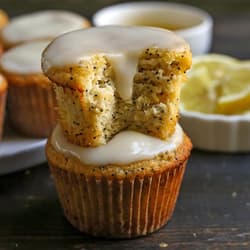 Lemon-Olive Oil Cupcakes with Coconut Whipped Cream Recipe
