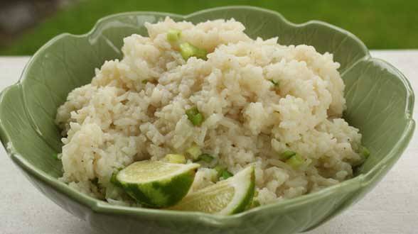 Lime and Green Onion Rice Recipe