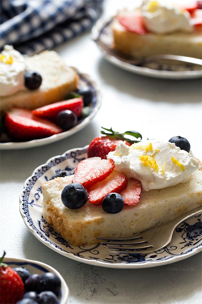 Loaf Pan Angel Food Cake Recipe