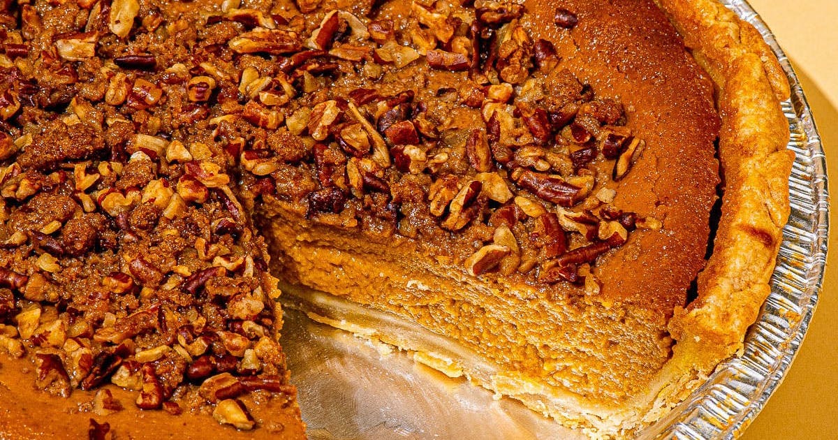 Michele Albano's Maple Pumpkin Pie with Pecan Streusel Recipe