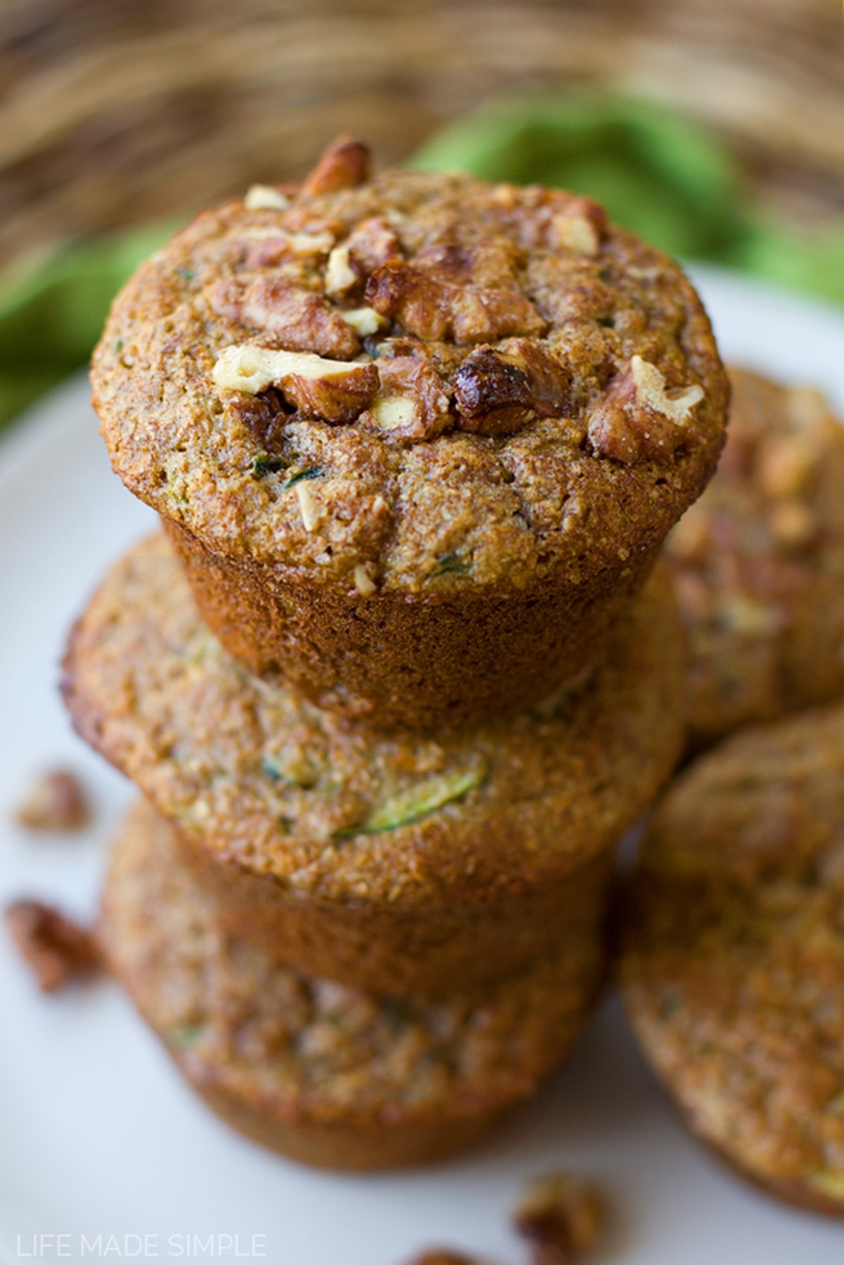 Moist Zucchini Bran Muffins Recipe