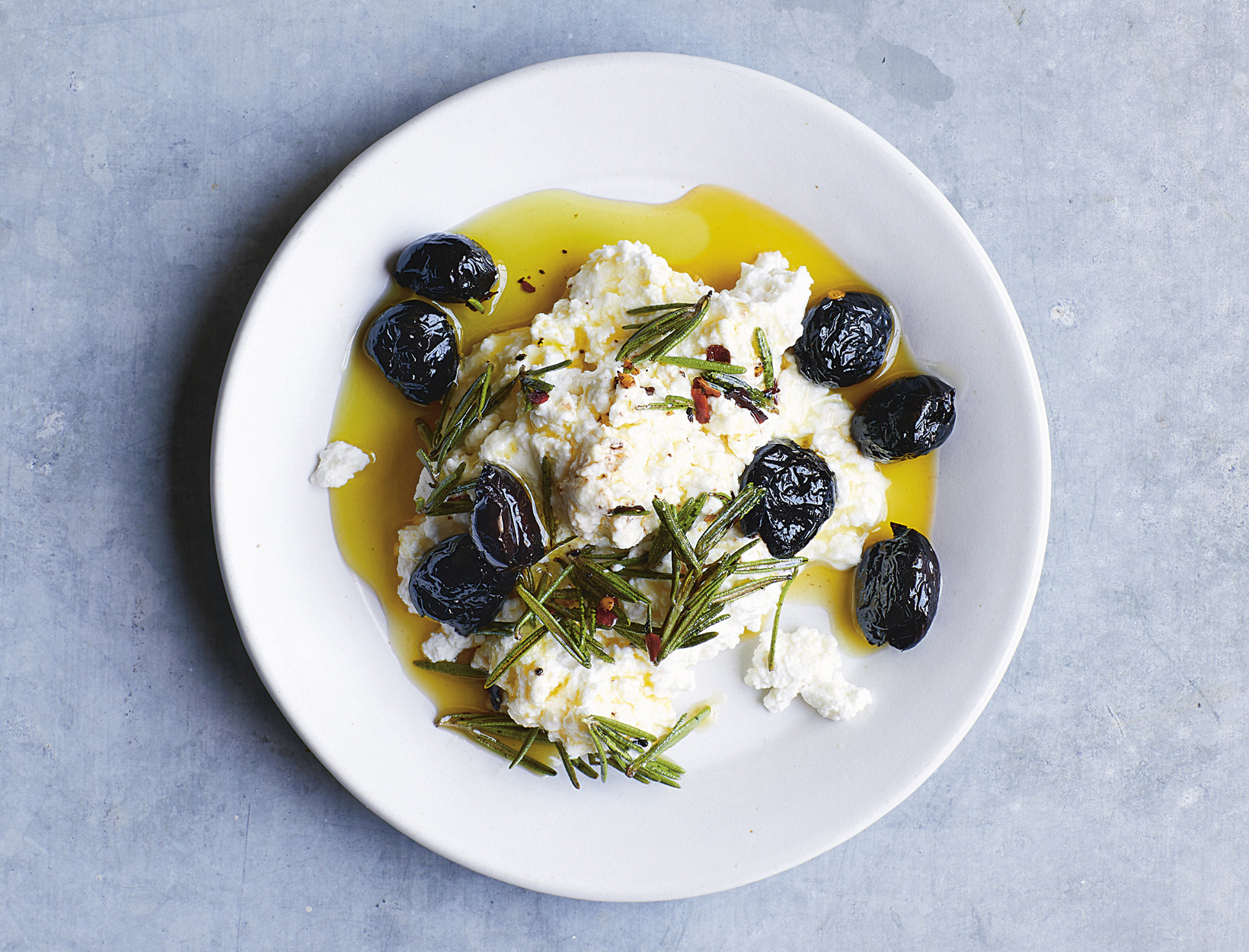 Panelle with Ricotta and Oil-Cured Black Olives Recipe