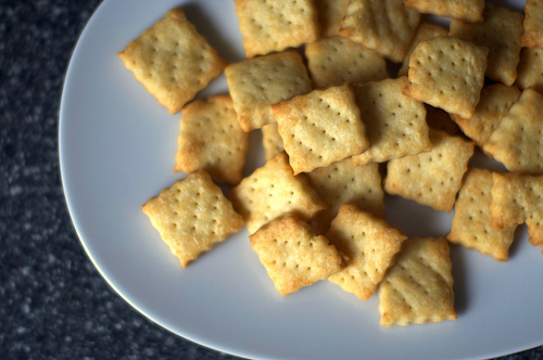 Homemade Parmesan Cream Crackers