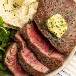 Perfect Porterhouse Steak with Herb Butter Recipe
