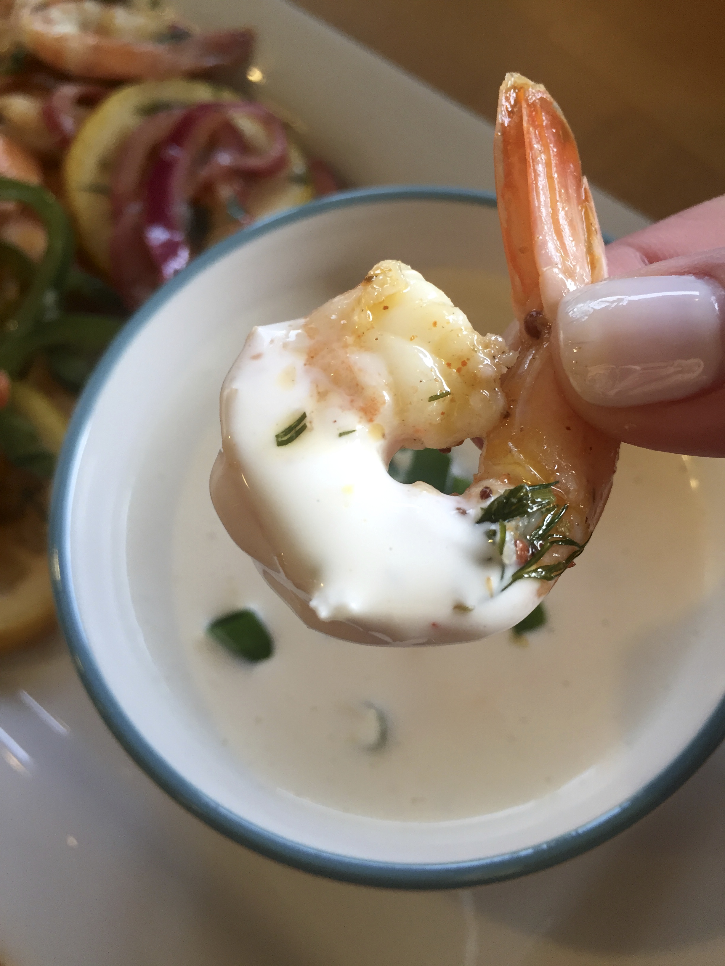 Pickled Shrimp with Lemon Chive Aioli Recipe