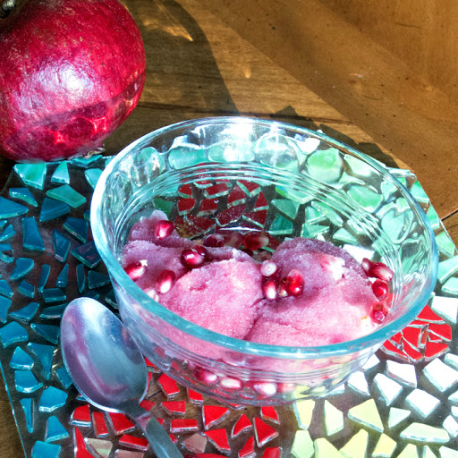 Pomegranate and Mint Sorbet Recipe