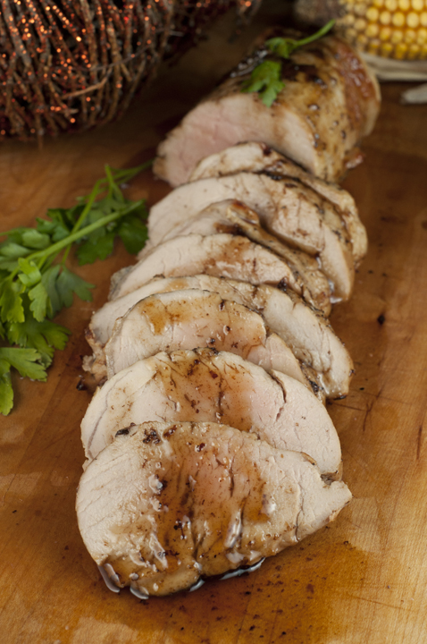 Pork Tenderloin with Apple Cider Reduction