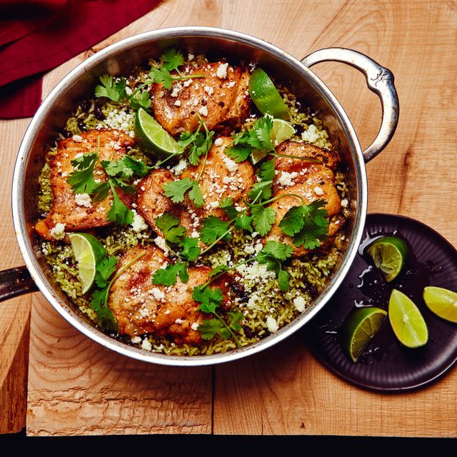 Roasted Chicken Filled with Fried Rice and Scallion Oil