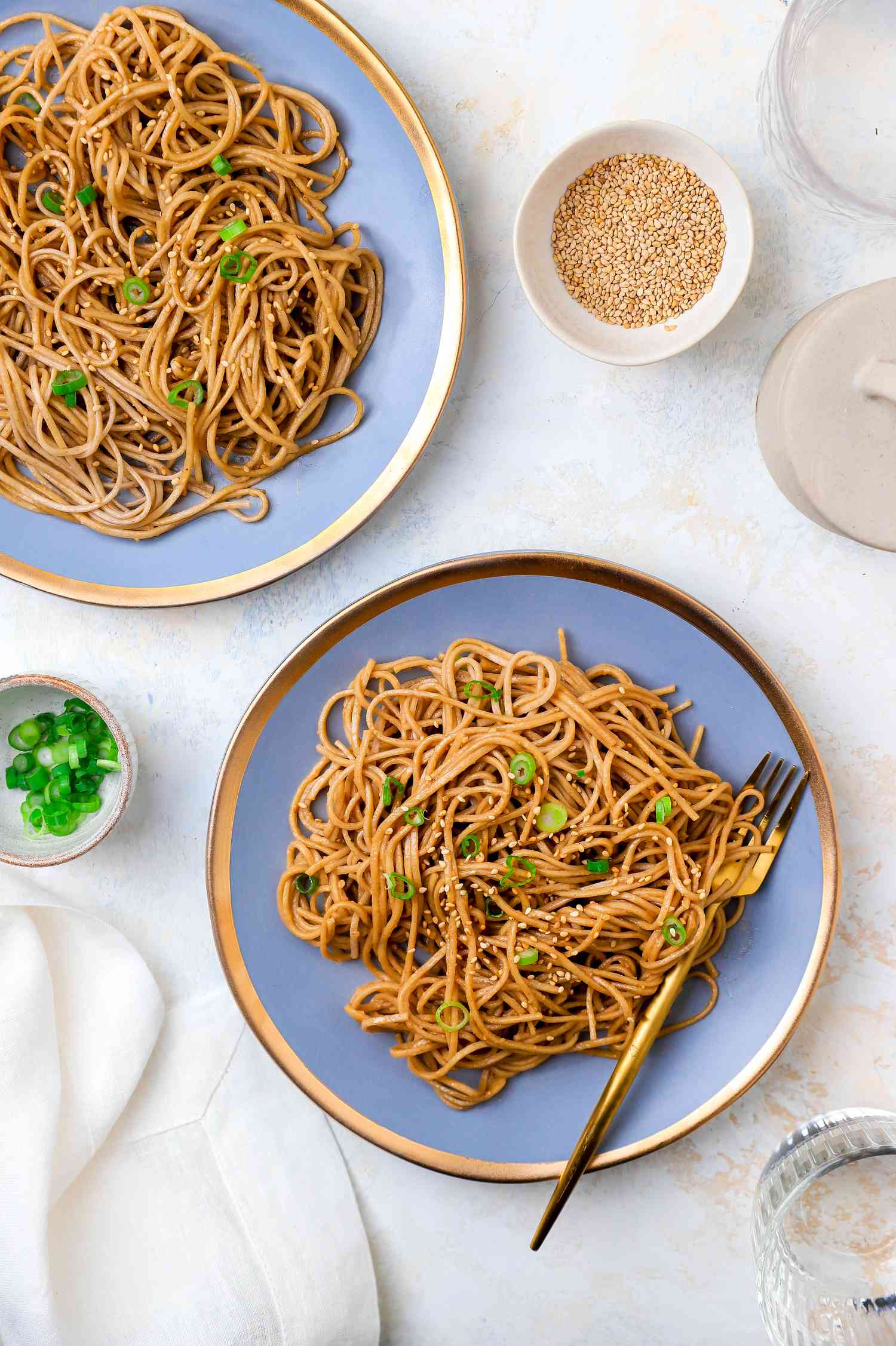 Sesame and Peanut Noodles Recipe