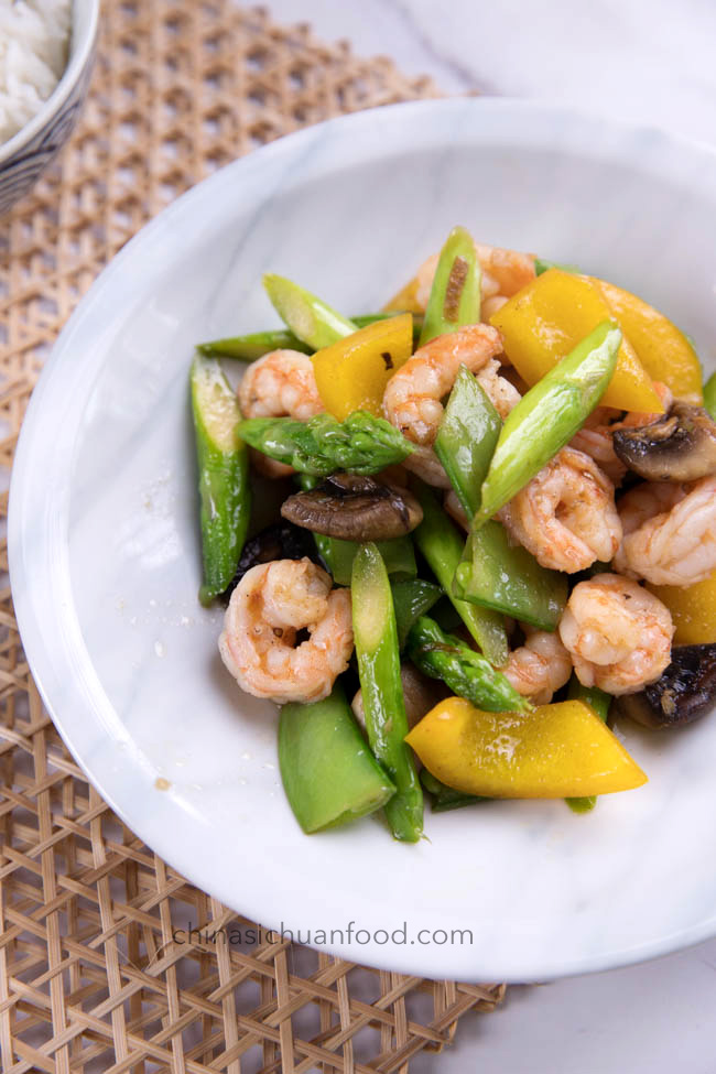 Shrimp and Vegetable Saute, Chinese Style Recipe