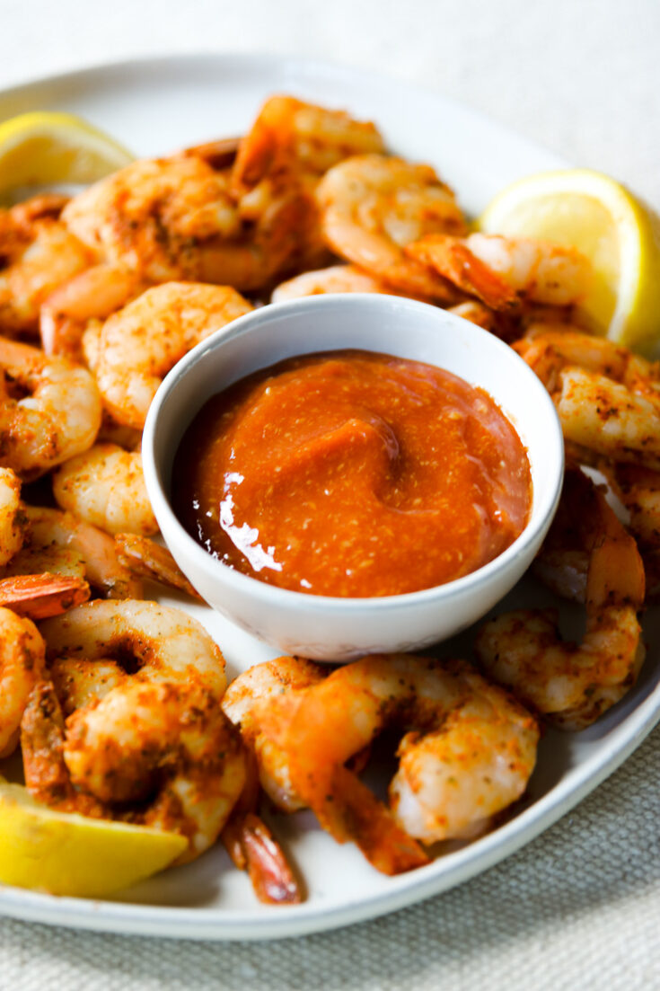 Shrimp Cocktail with Horseradish Cocktail Sauce Recipe