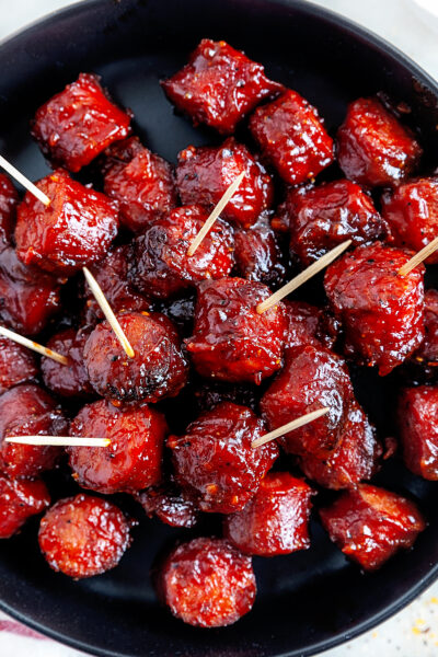 Smoked Kielbasa Burnt Ends Recipe