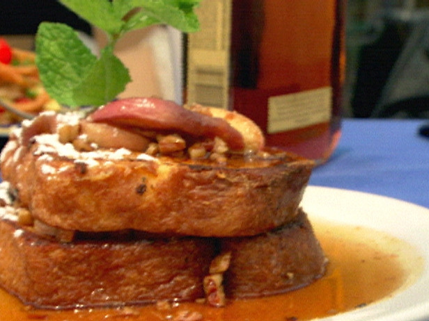 Sourdough French Toast with Orange Bourbon Butter and Spiced Pecans Recipe