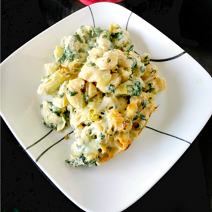 Spinach and Artichoke Mac and Cheese Recipe