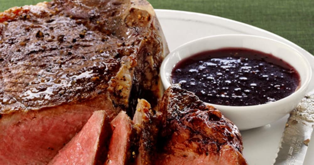 Steak with Red Wine-Shallot Sauce