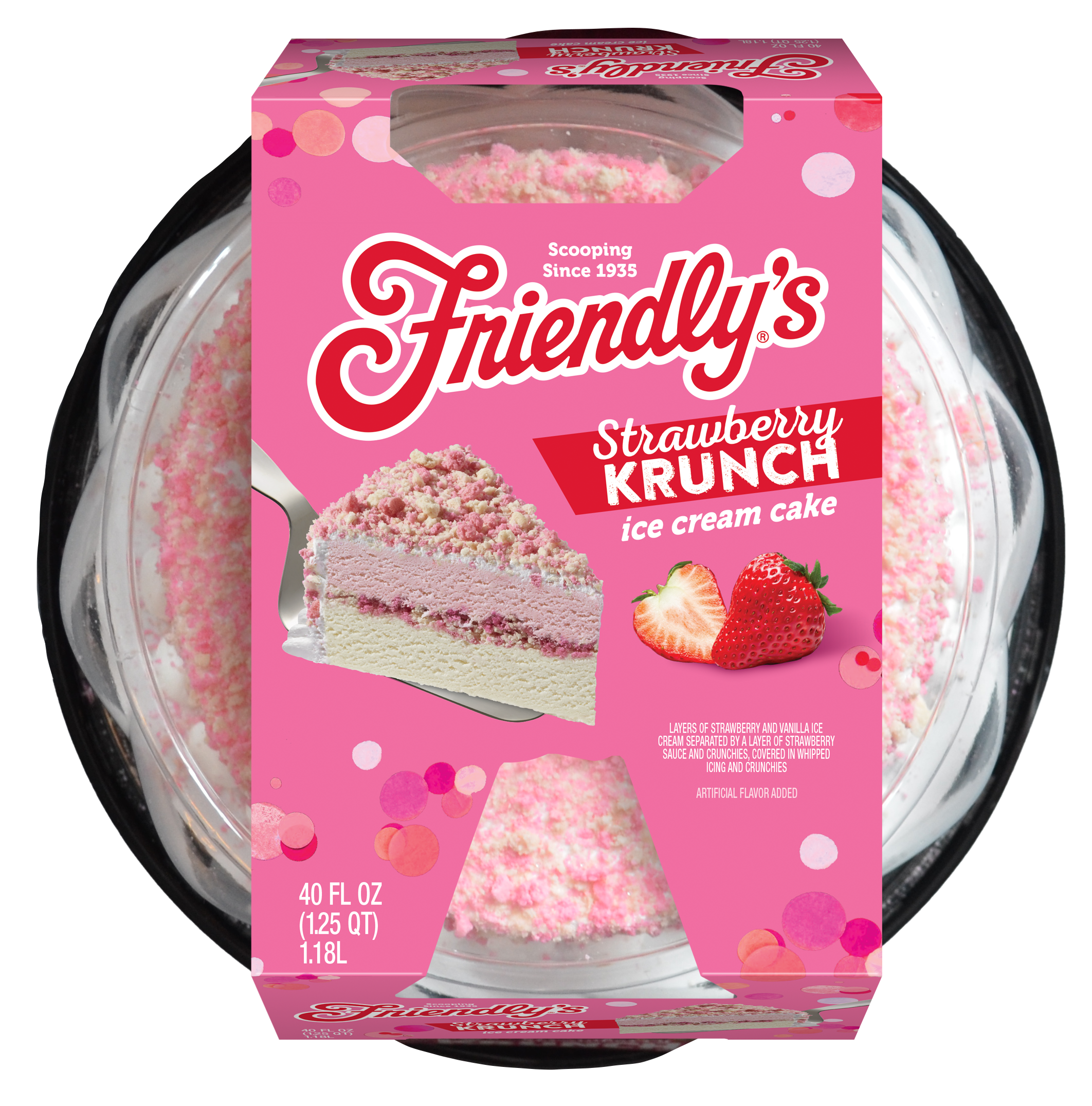 Strawberry Crunch Ice Cream Cake Recipe