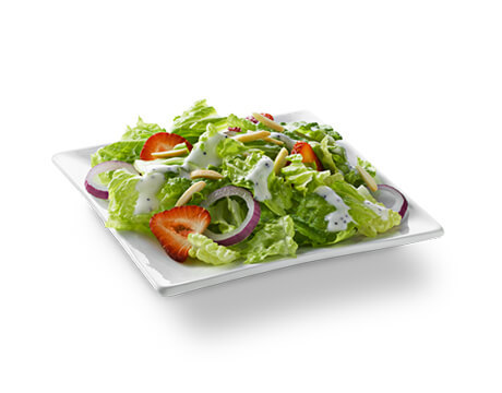 Strawberry Romaine Salad and Creamy Poppy Seed Dressing Recipe