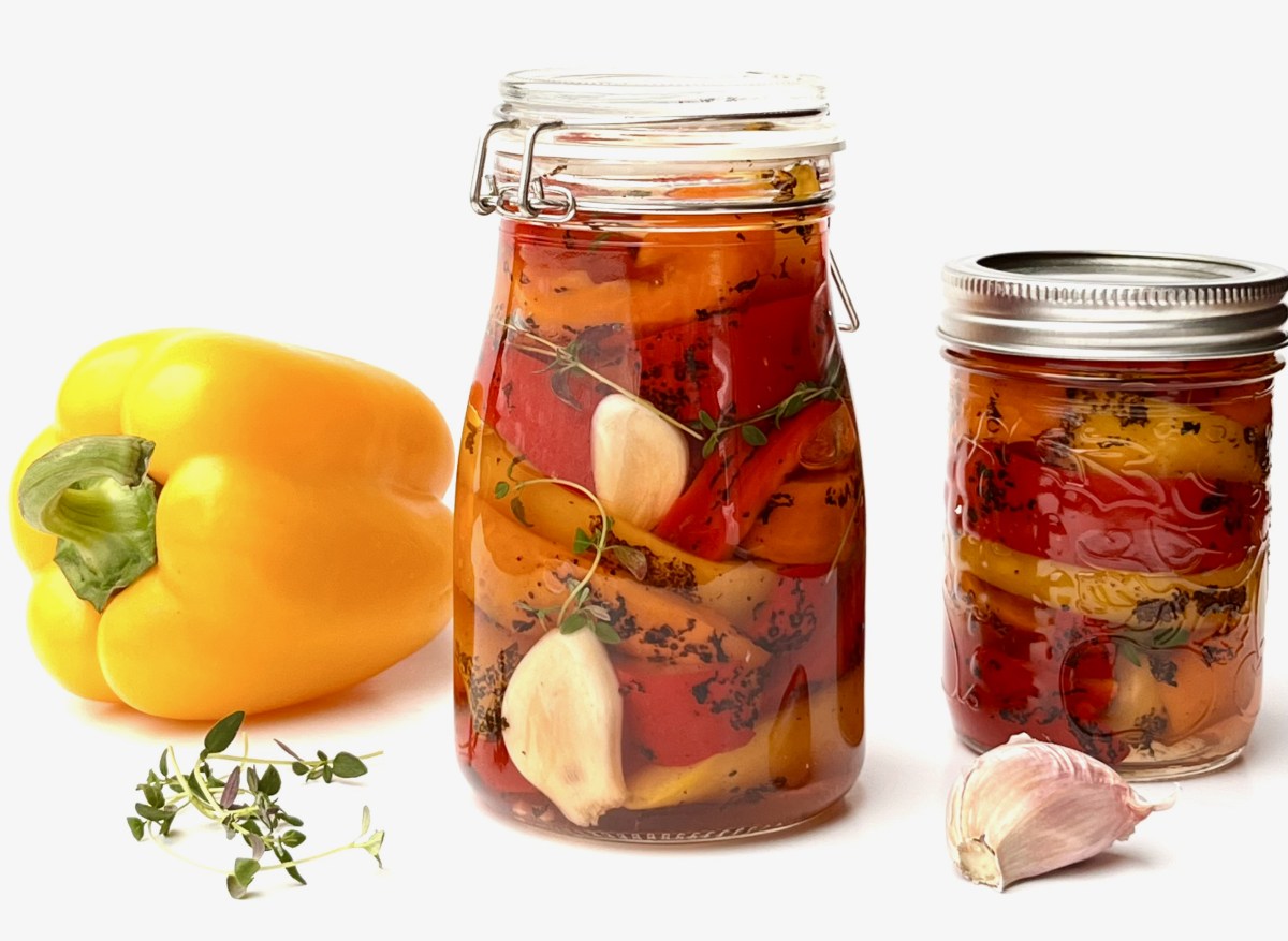 Sweet Pickled Roasted Peppers Recipe