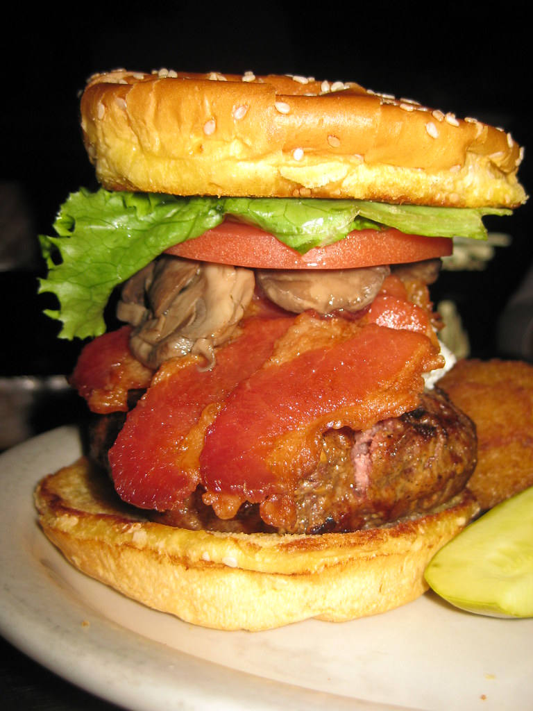 The Vortex Blue 'Shroom Burger