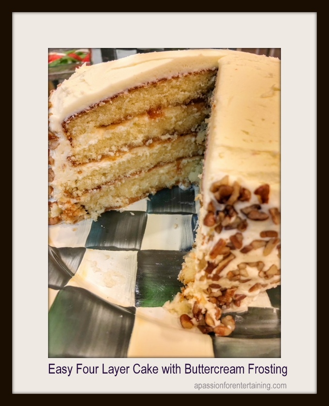 Try This at Home: How to Make a Four-Layer Cake