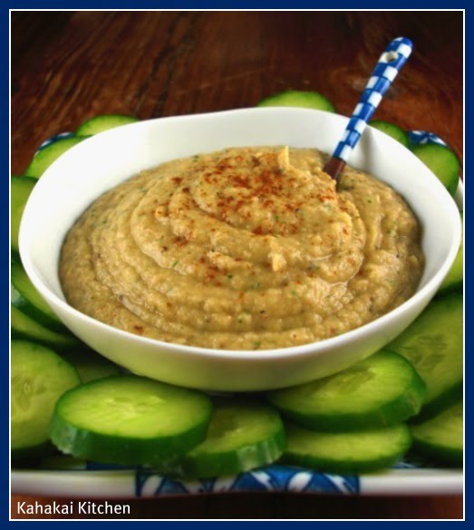 White Bean and Roasted Eggplant Hummus Recipe