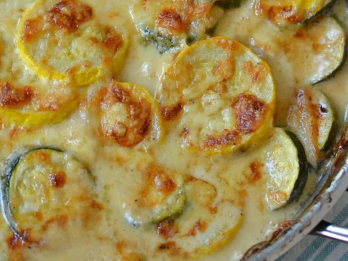 Zucchini and Squash Gratin Recipe