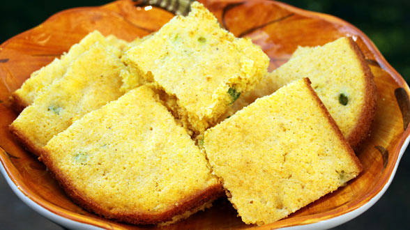 Cracked Corn and Cheese Squares Recipe