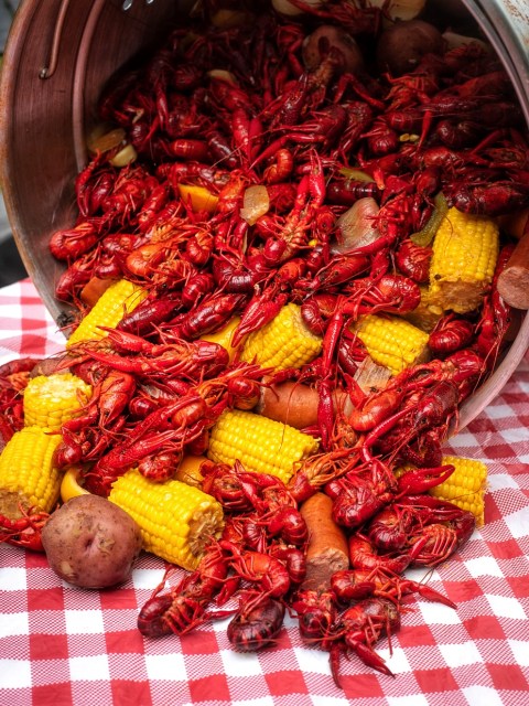 Crawfish Boil Recipe for 40 to 45 Pounds of Crawfish
