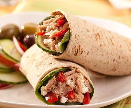 Mediterranean Tuna Wrap Recipe