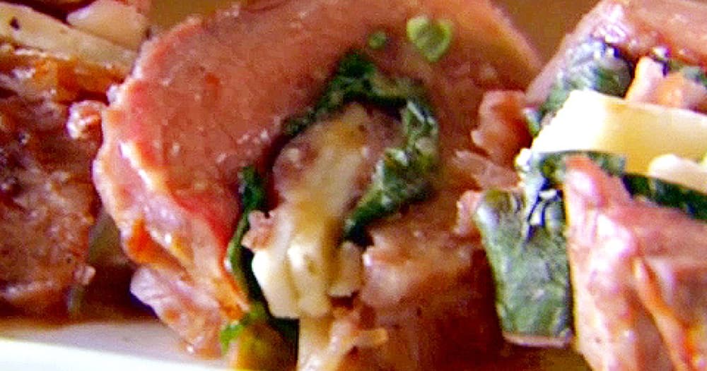 Prosciutto and Cheese Stuffed Lamb Tenderloin Recipe