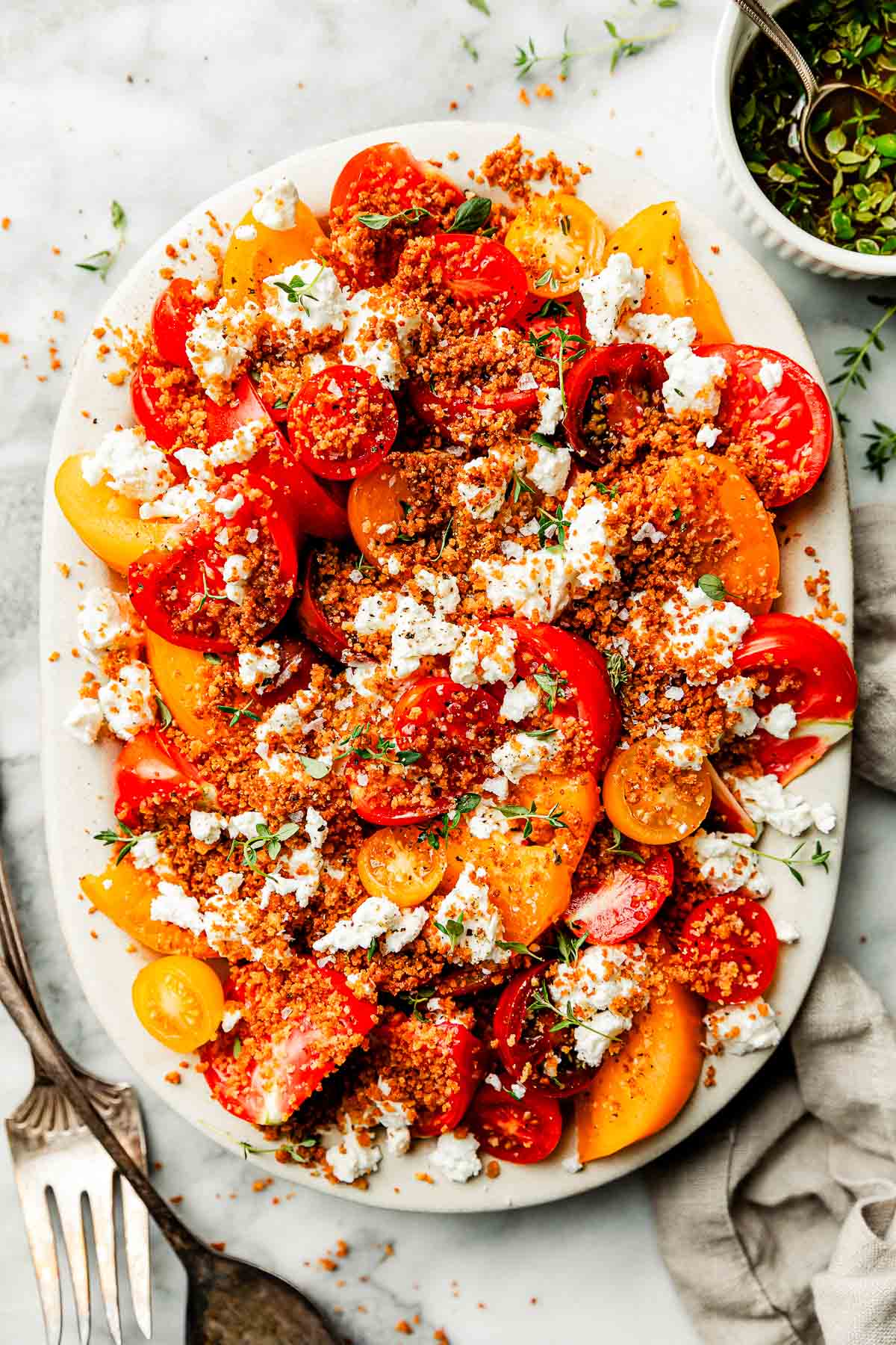 Roasted Tomato and Goat Cheese Salad Recipe