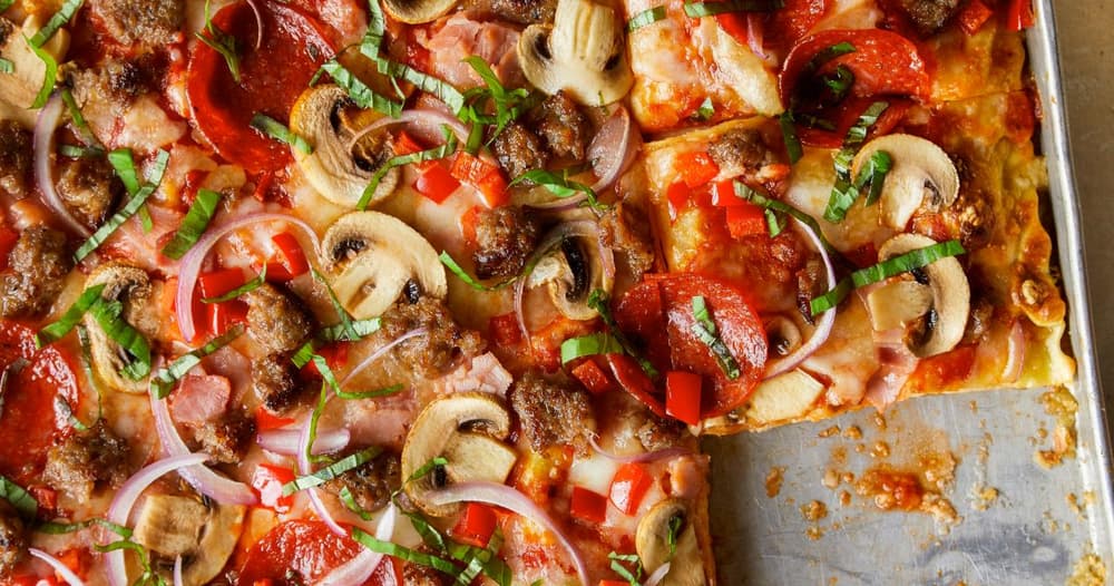 Supreme Ravioli Pizza Bake Recipe