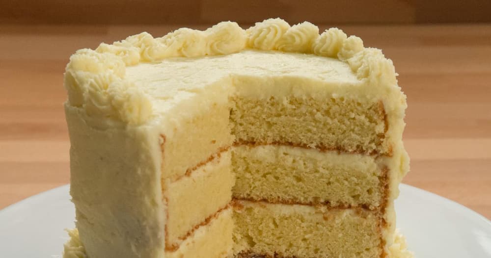 3-Layer Sour Cream Cake with Cream Cheese Frosting Recipe