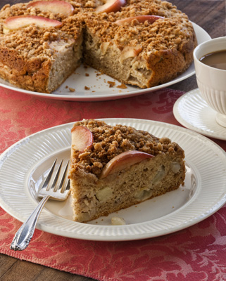 Apple-Studded Brown Butter Streusel Coffee Cake Recipe