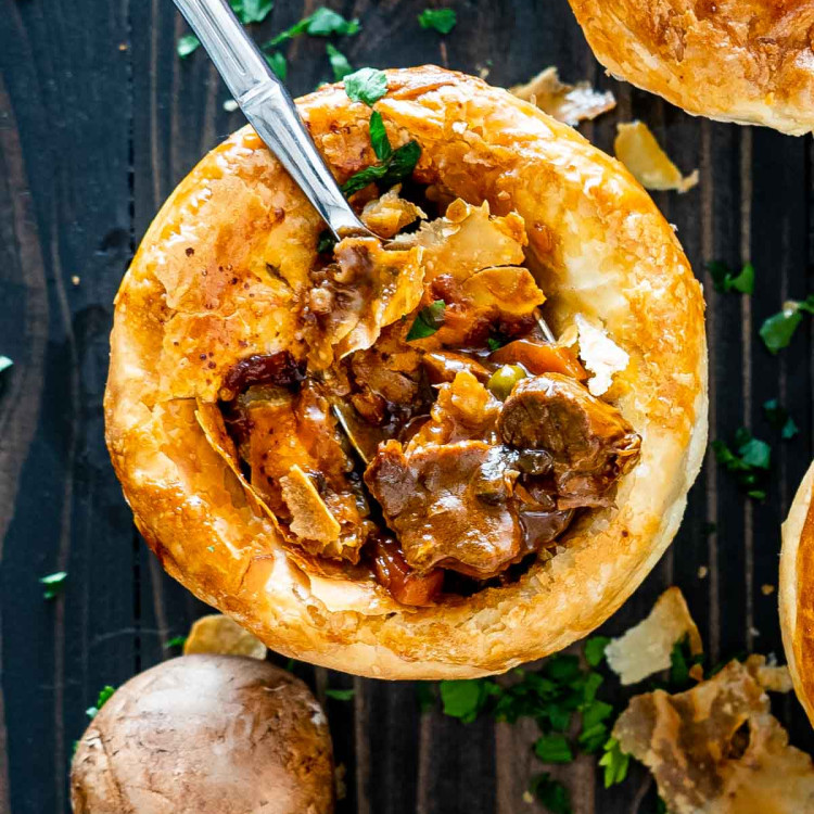 Beef Pot Pies Recipe