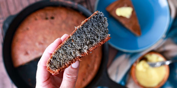 Blue Cornbread with Pineapple Recipe